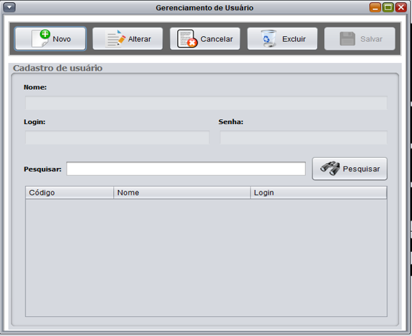 Gerenciamento de Usuário